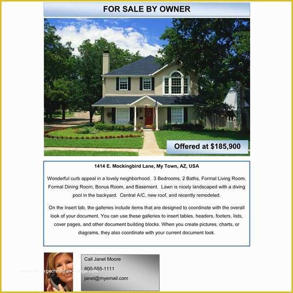 Free for Sale by Owner Flyer Template Of 10 Best Of Home by Owner Brochure Template for