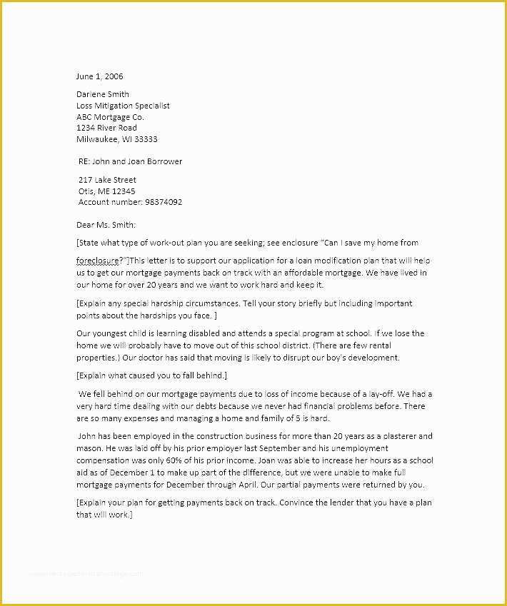 Free foreclosure Letter Template Of Sample Property foreclosure Letter Greatest Correspondence