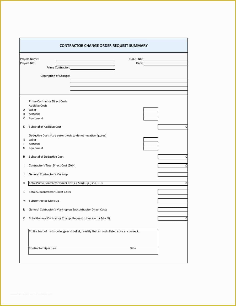 Free form Templates Of 40 order form Templates [work order Change order More]