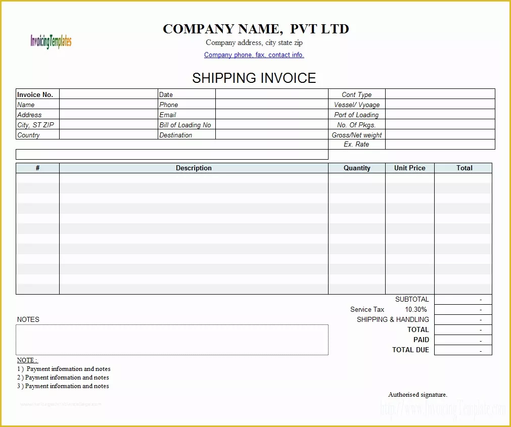 Free Freight Invoice Template Of 10 Best Of Delivery Invoice Template Free Invoice