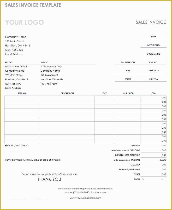 Free Freight Invoice Template Of Freight Billing Invoice Template why It is Not the Best