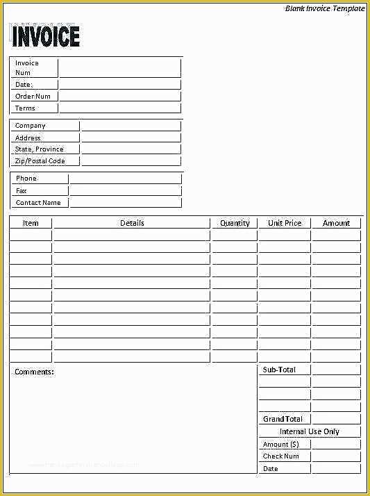 Free Freight Invoice Template Of Freight Invoice Sample – thedailyrover