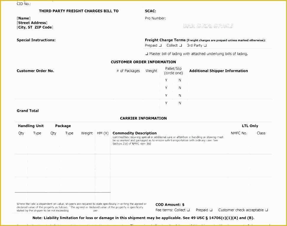 Free Freight Invoice Template Of Freight Invoice Sample – thedailyrover