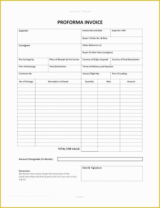 Free Freight Invoice Template Of Mercial Shipping Invoice Template Templates order Excel