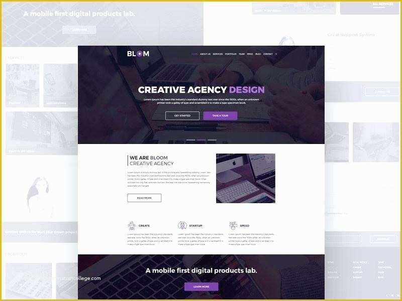 Free Full Website Templates Of Free Creative Agency Full Web Templates at Freecc Mobile