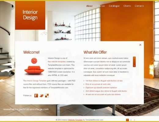 Free Full Website Templates Of Free Full Javascript Animated Template for Interior Design