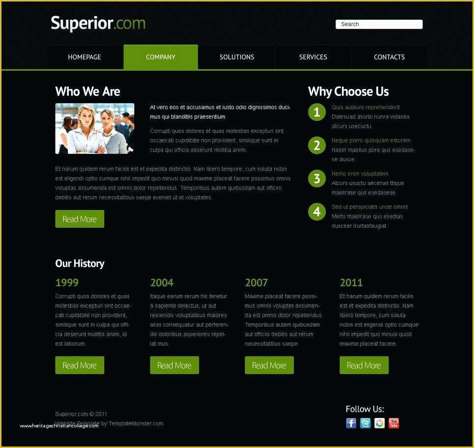 Free Full Website Templates Of Full Jquery Website Templates Free Download Template W