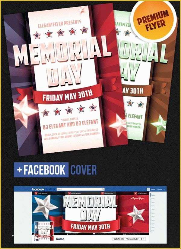 Free Funeral Flyer Template Psd Of 20 Memorial Day Free and Premium Psd Flyer Print Templates