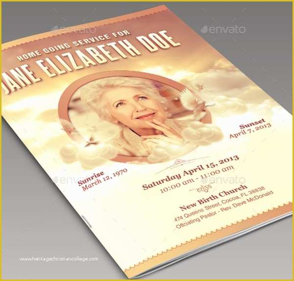 Free Funeral Flyer Template Psd Of 21 Funeral Flyers Psd Indd Ai Download
