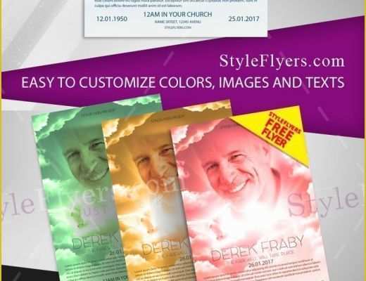 Free Funeral Flyer Template Psd Of Funeral Free Flyer Psd Free Download Styleflyers