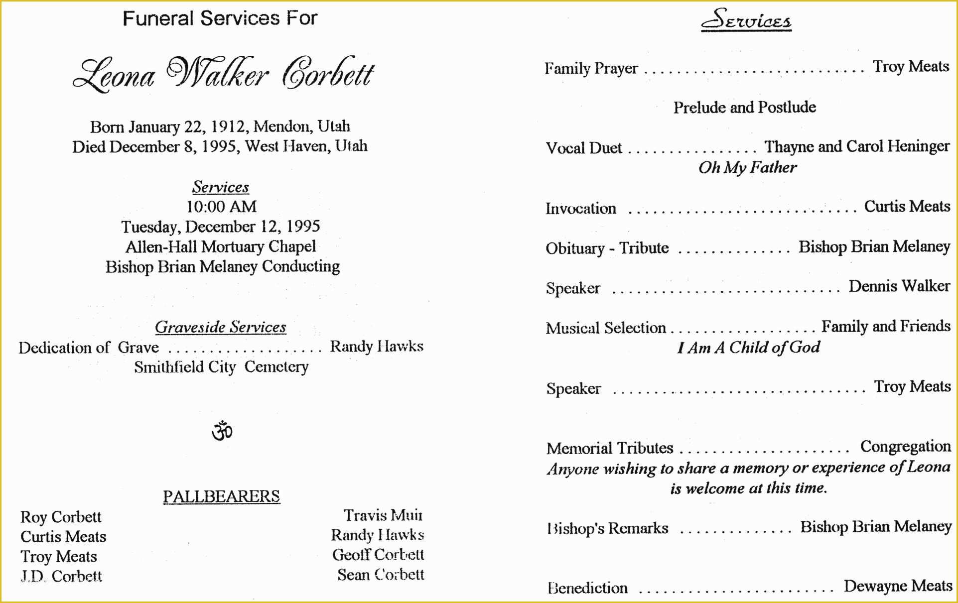Free Funeral Program Template Download 2010 Of Luxury Free Funeral Program Template Download 2010