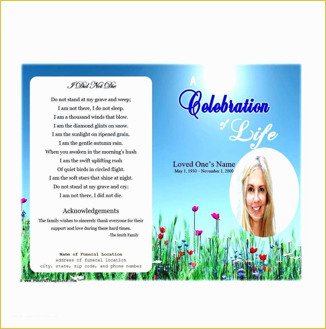 Free Funeral Program Template Download Of 9 Download Free Funeral Program Template