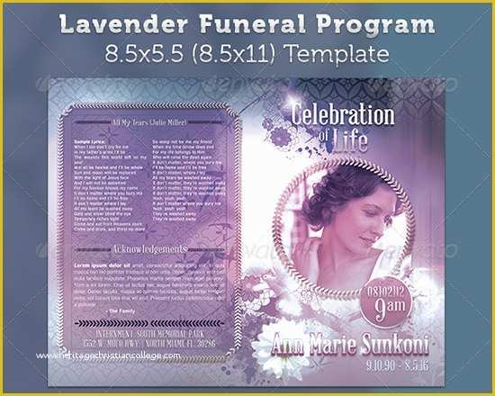 Free Funeral Program Template Download Of Funeral Programs Template Free Sample Free