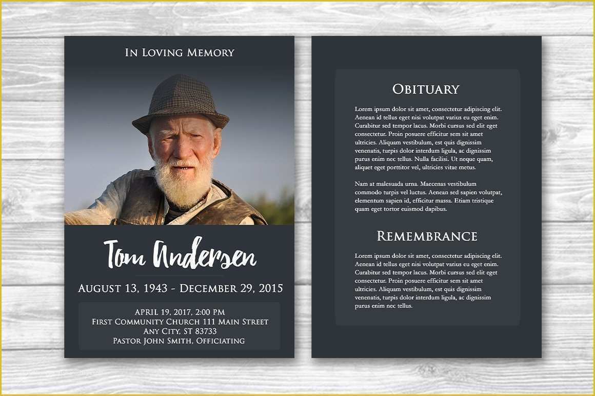 Free Funeral Program Template Indesign Of Funeral Program Shop Template Brochure Templates