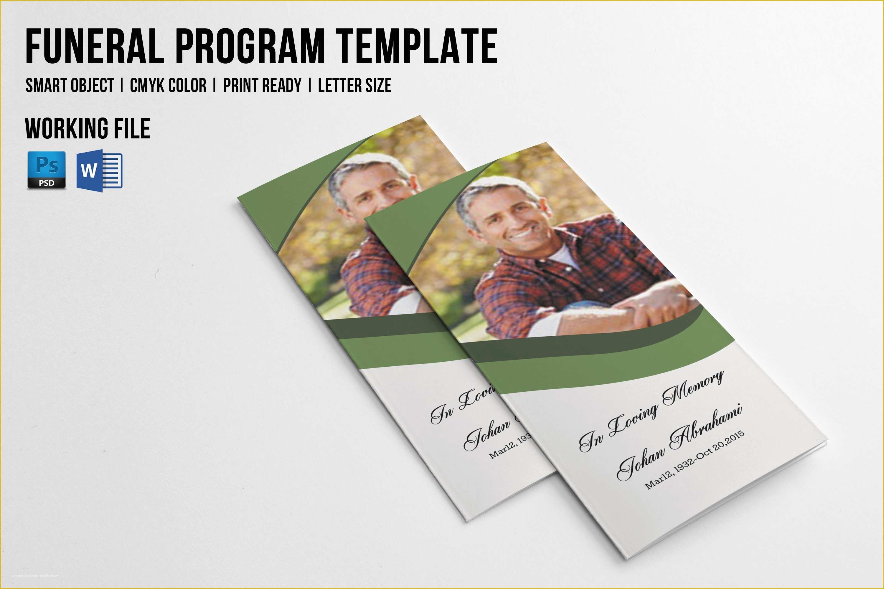 Free Funeral Program Template Indesign Of Trifold Funeral Template V449 Brochure Templates