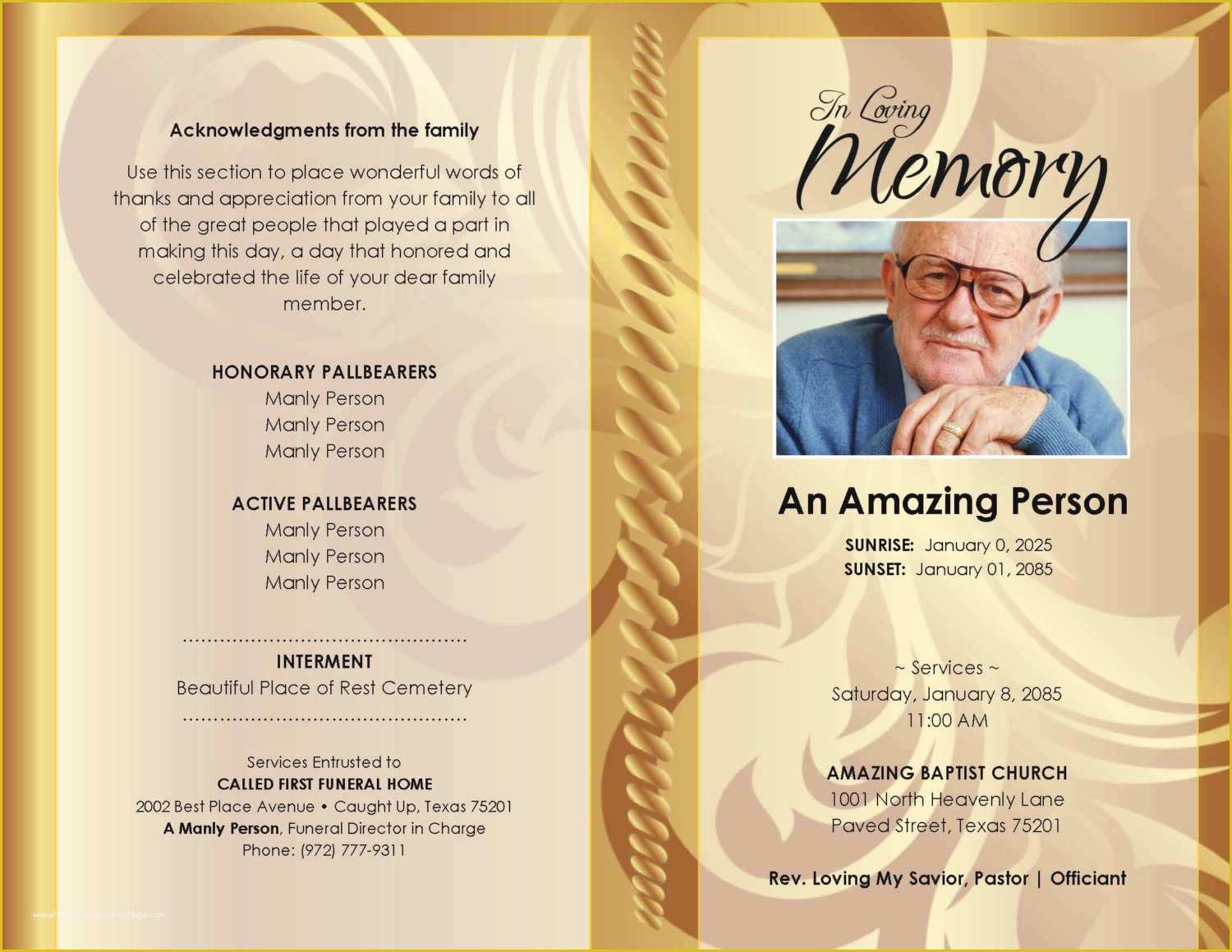 Free Funeral Program Template Microsoft Publisher Of New Free Funeral Program Template for Microsoft Publisher