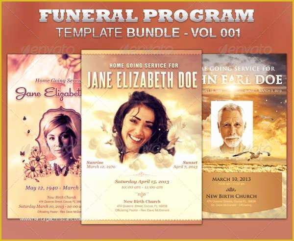 Free Funeral Program Template Photoshop Of 10 Funeral Flyer Templates Printable Psd Ai Vector