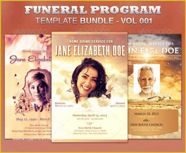 Free Funeral Program Template Photoshop Of 10 Funeral Flyer Templates Printable Psd Ai Vector