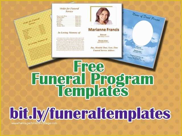 Free Funeral Service Program Template Word Of 45 Best Funeral Template Images On Pinterest