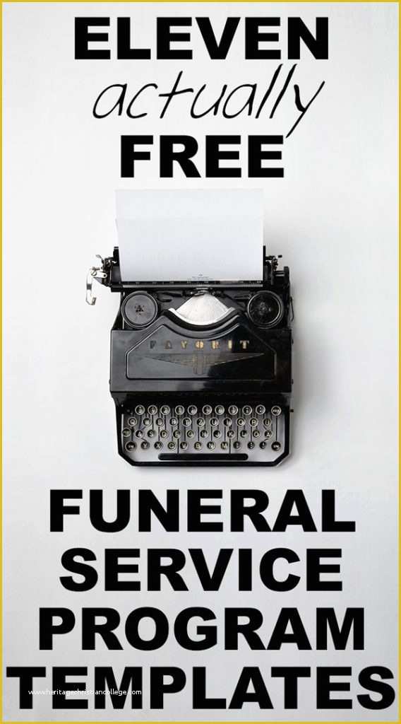 Free Funeral Service Program Template Word Of Our Favorite Actually Free Funeral Program Templates