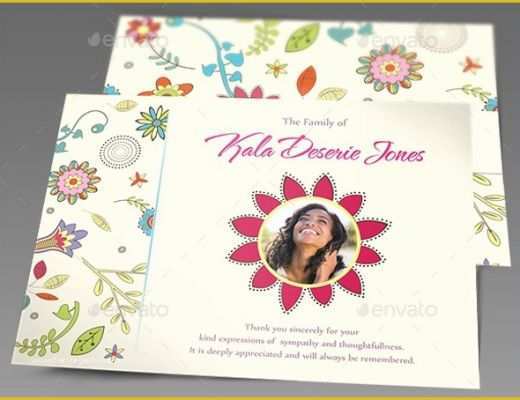 Free Funeral Thank You Cards Templates Of 11 Sympathy Thank You Card Designs &amp; Templates Psd