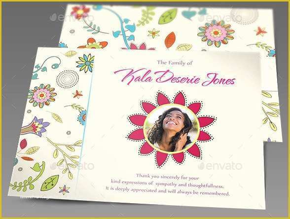 Free Funeral Thank You Cards Templates Of 6 Funeral Thank You Cards Word Psd Ai Illustrator