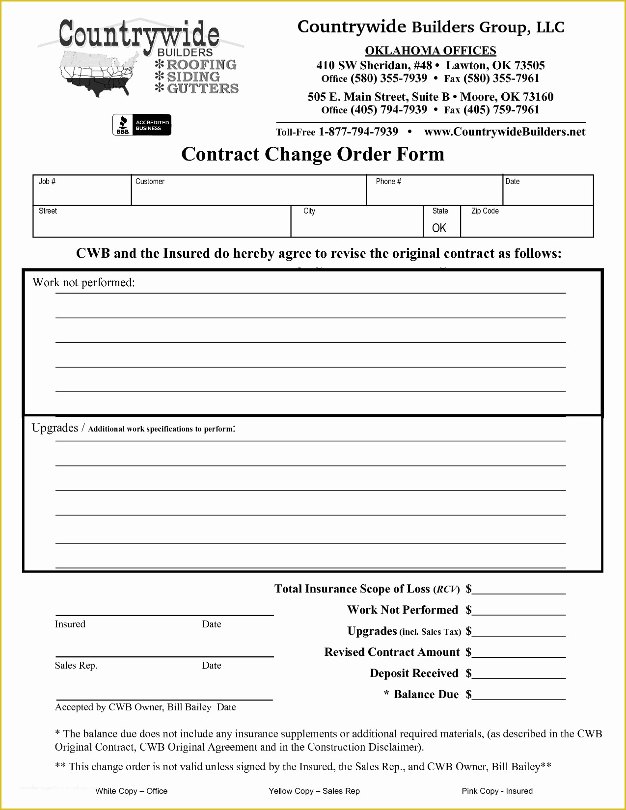 Free G701 Change order Template Of Change order form Images Change order form Template