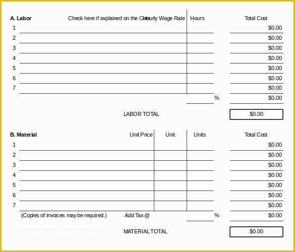 Free G701 Change order Template Of Change order Template Excel