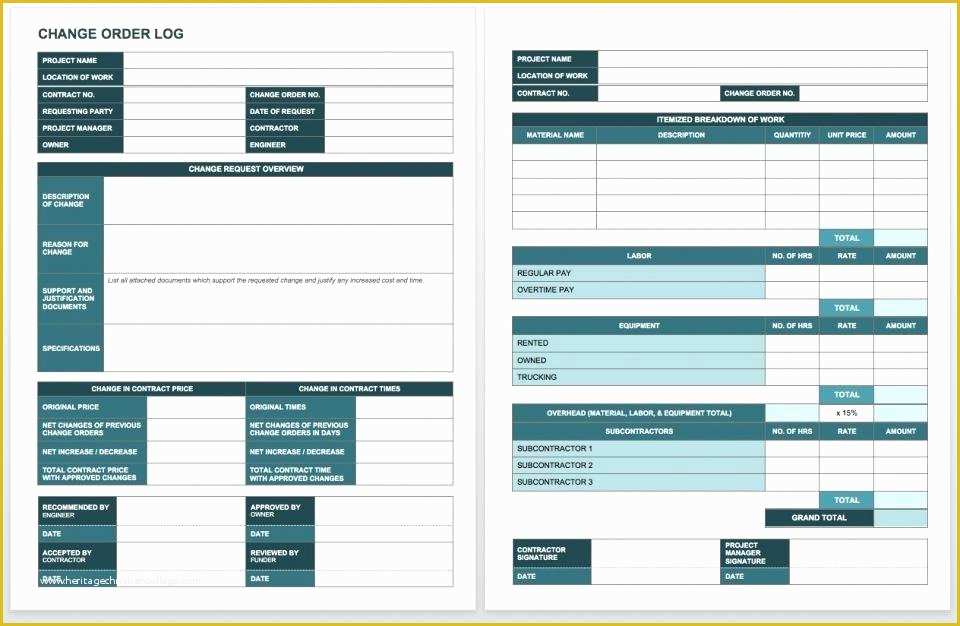 Free G701 Change order Template Of Construction Change order Proposal Template Examples Free