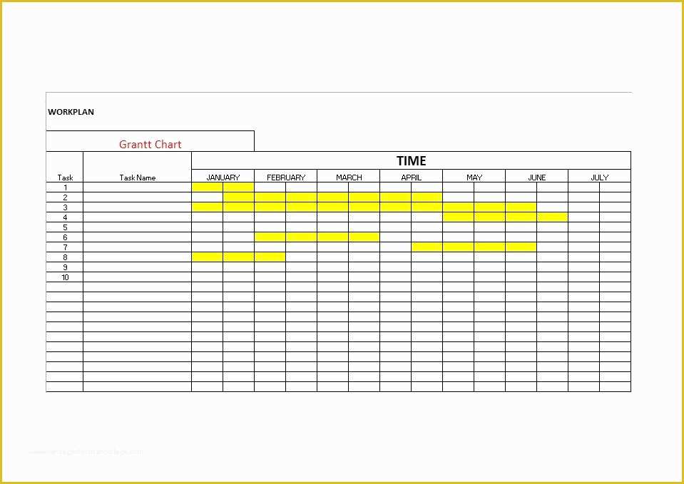 Free Gantt Chart Template Word Of 36 Free Gantt Chart Templates Excel Powerpoint Word