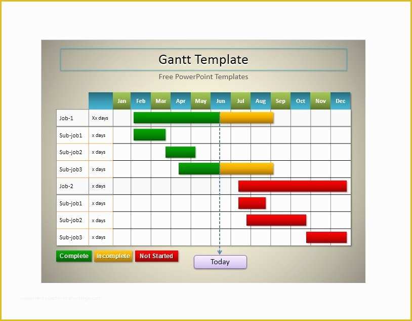 Free Gantt Chart Template Word Of 37 Free Gantt Chart Templates Excel Powerpoint Word