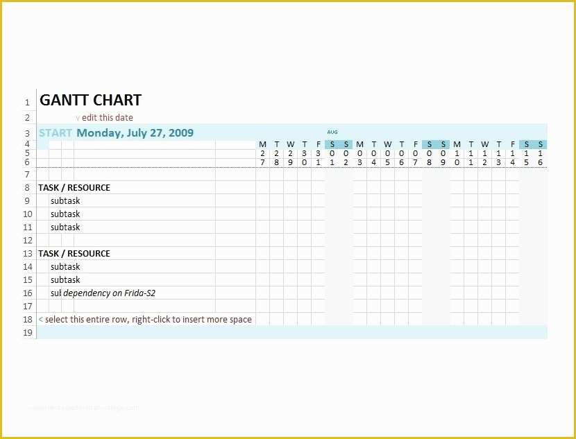 Free Gantt Chart Template Word Of 37 Free Gantt Chart Templates Excel Powerpoint Word