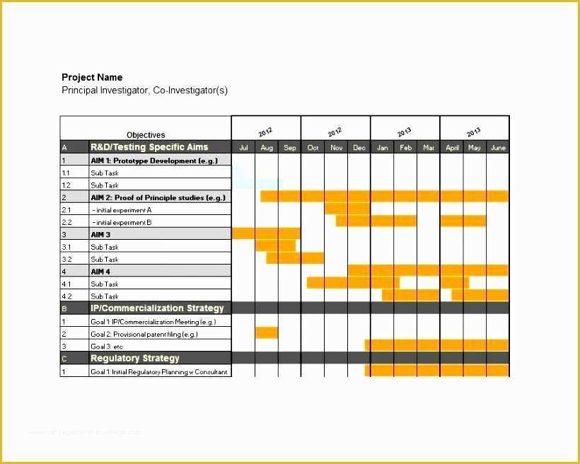 Free Gantt Chart Template Word Of 8 Excel Simple Gantt Chart Template Exceltemplates
