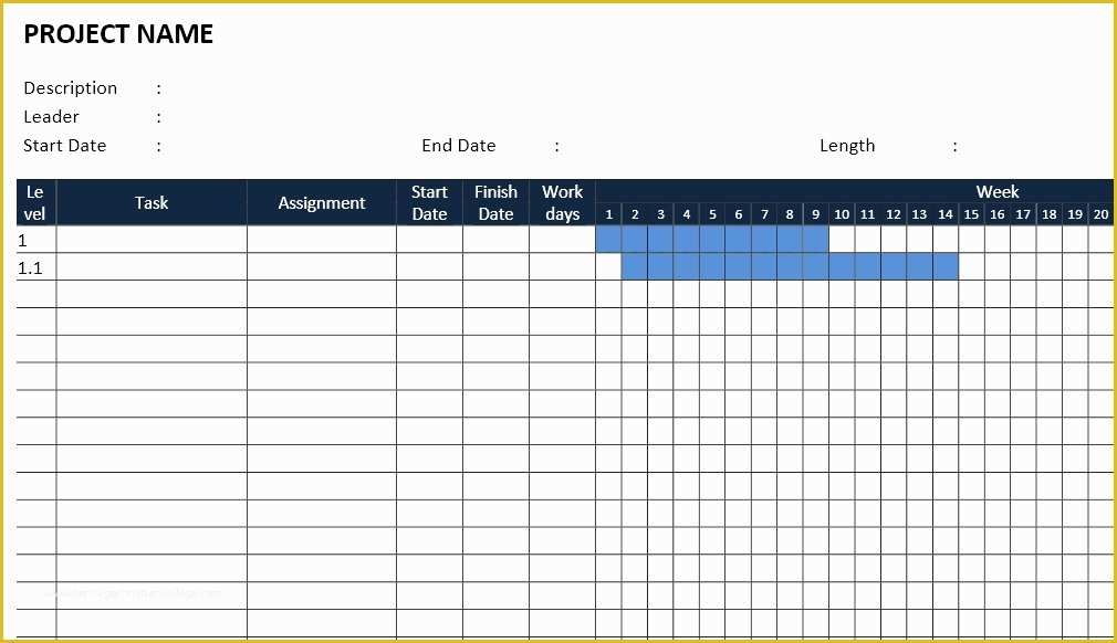 Free Gantt Chart Template Word Of Download Make Gantt Chart Microsoft Project