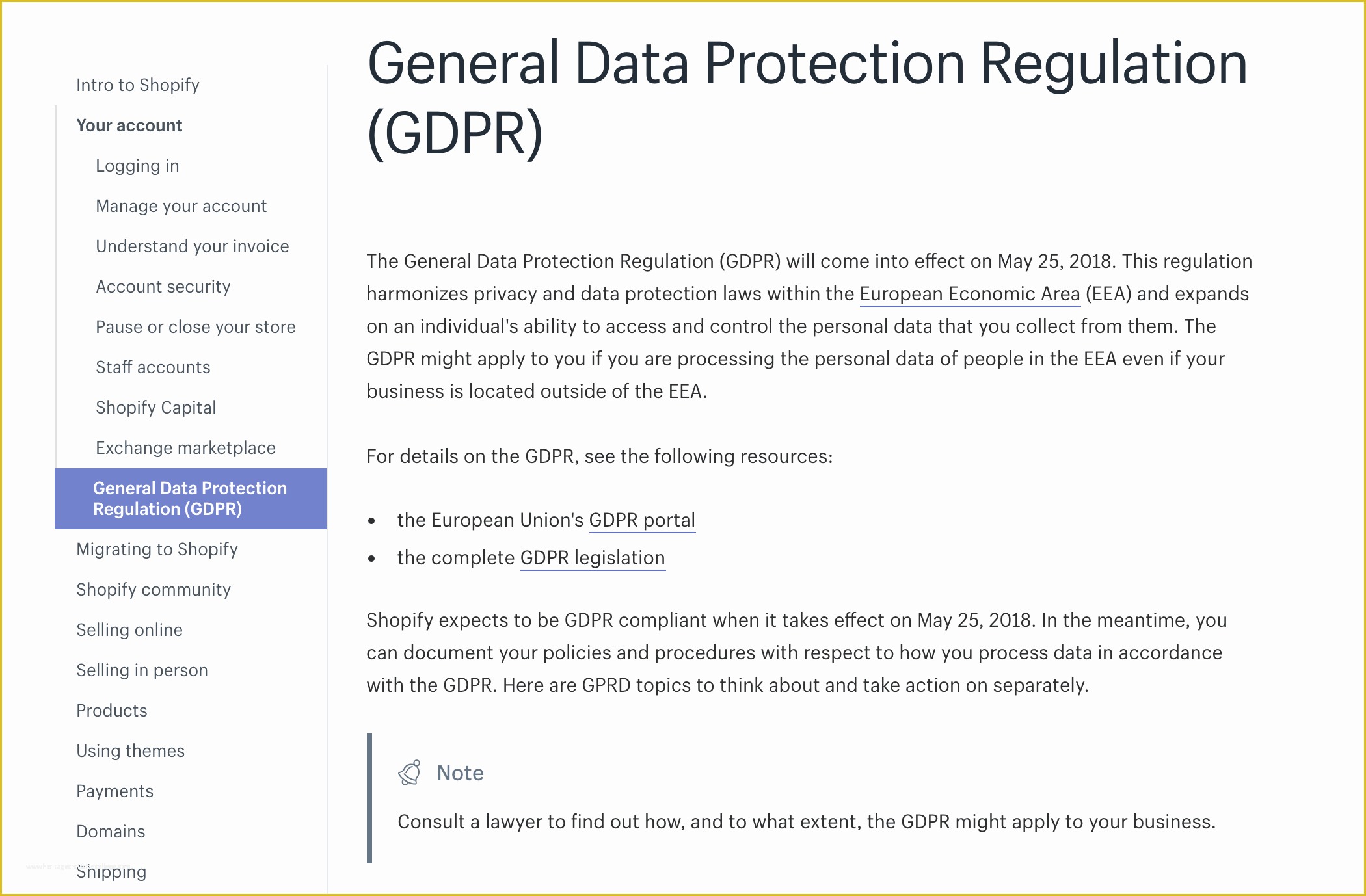 Free Gdpr Compliant Privacy Policy Template Of Gdpr for E Merce What Store Owners Can Do [video