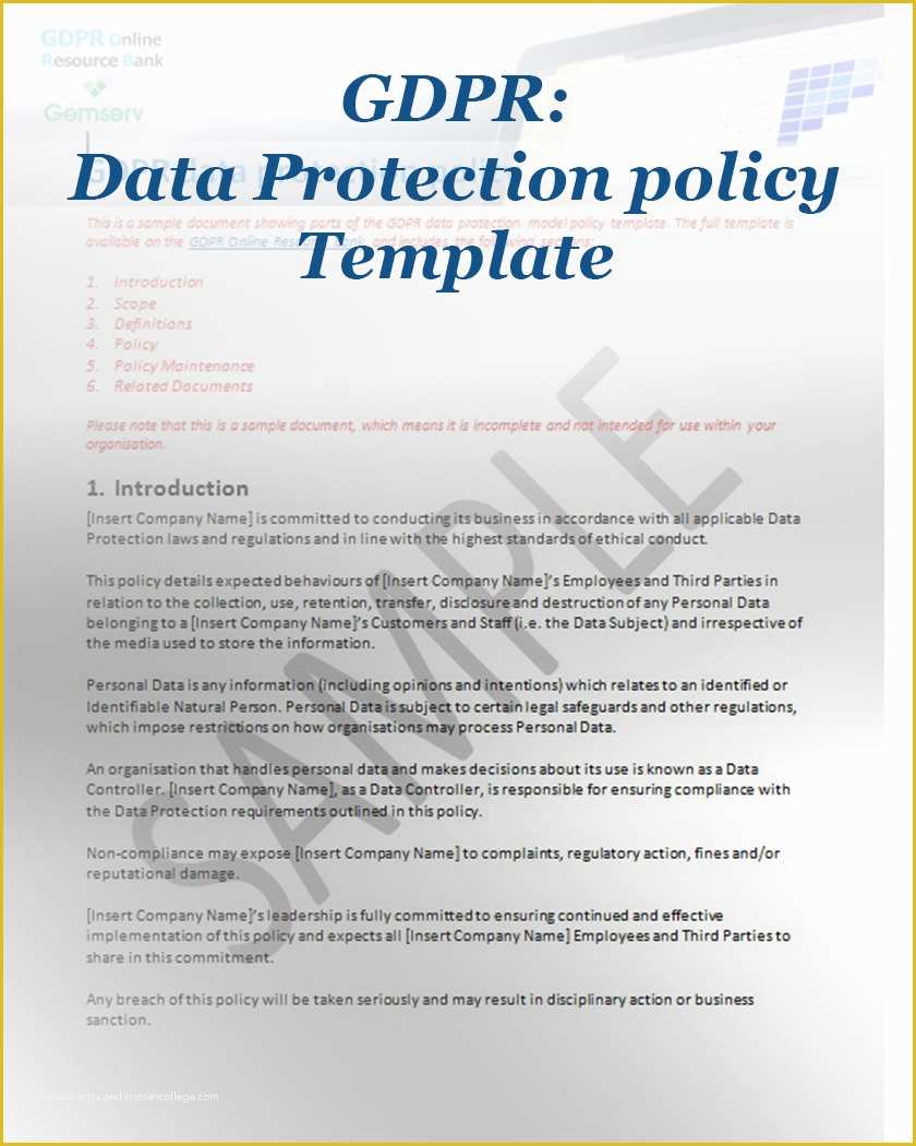 Free Gdpr Compliant Privacy Policy Template Of Gdpr Pliance Archives forum Training Professional