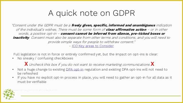 Free Gdpr Consent form Template Of Managing A Confirmed Opt In Process In Pardot Pardot