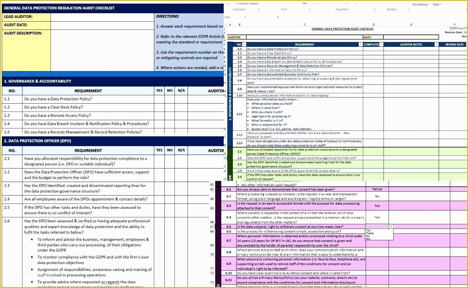 Free Gdpr Templates Of 10 Risk Register Template Excel Exceltemplates