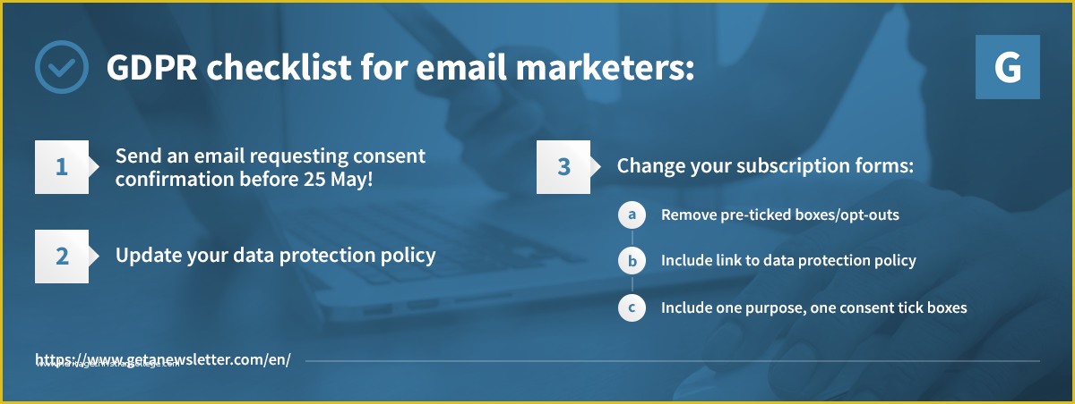 Free Gdpr Templates Of Gdpr Final Checklist for Email Marketers Free Gdpr