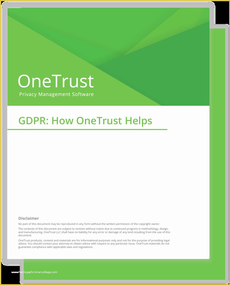 Free Gdpr Templates Of Gdpr Pliance Products Products