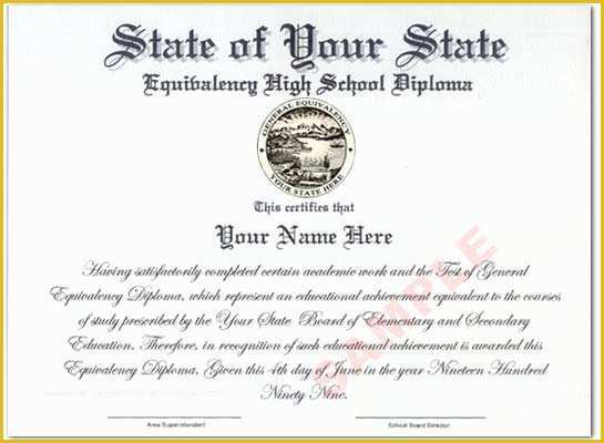 Free Ged Template Download Of Free Printable Ged Certificate Template Ged Certificate