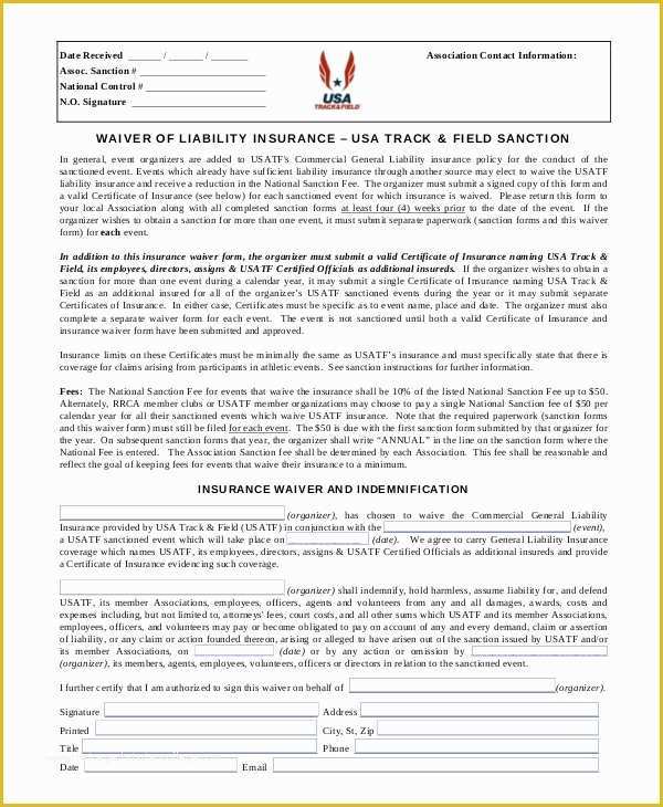 35 Free General Liability Release form Template