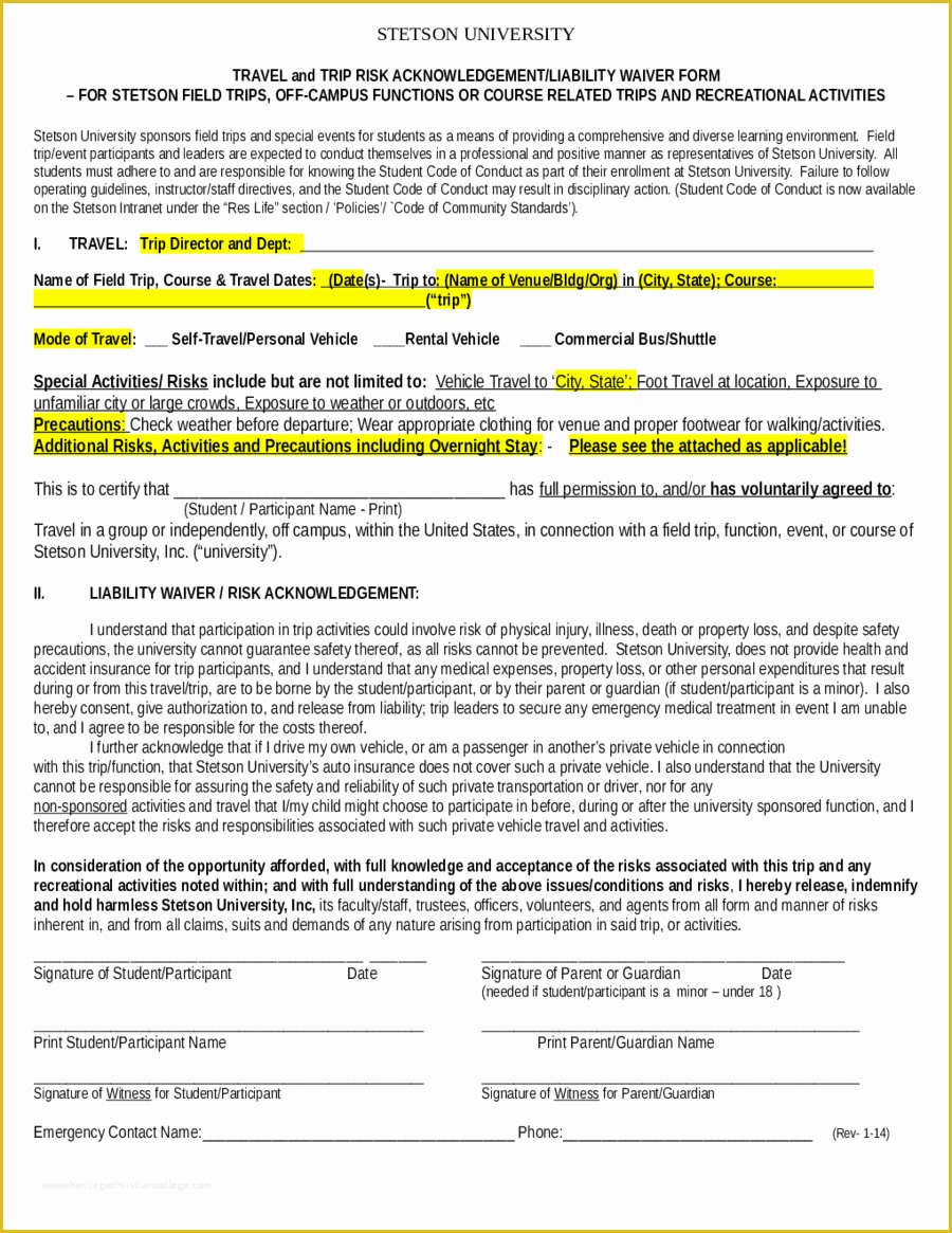 Free General Liability Release form Template Of General Liability Release form Image – General Liability