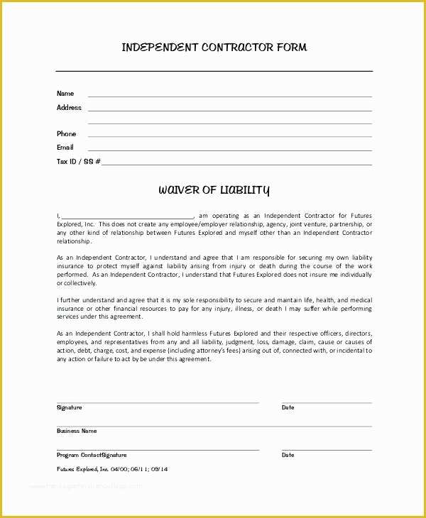 Free General Liability Release form Template Of Generic Liability Waiver Template Yoga Waiver Template Doc