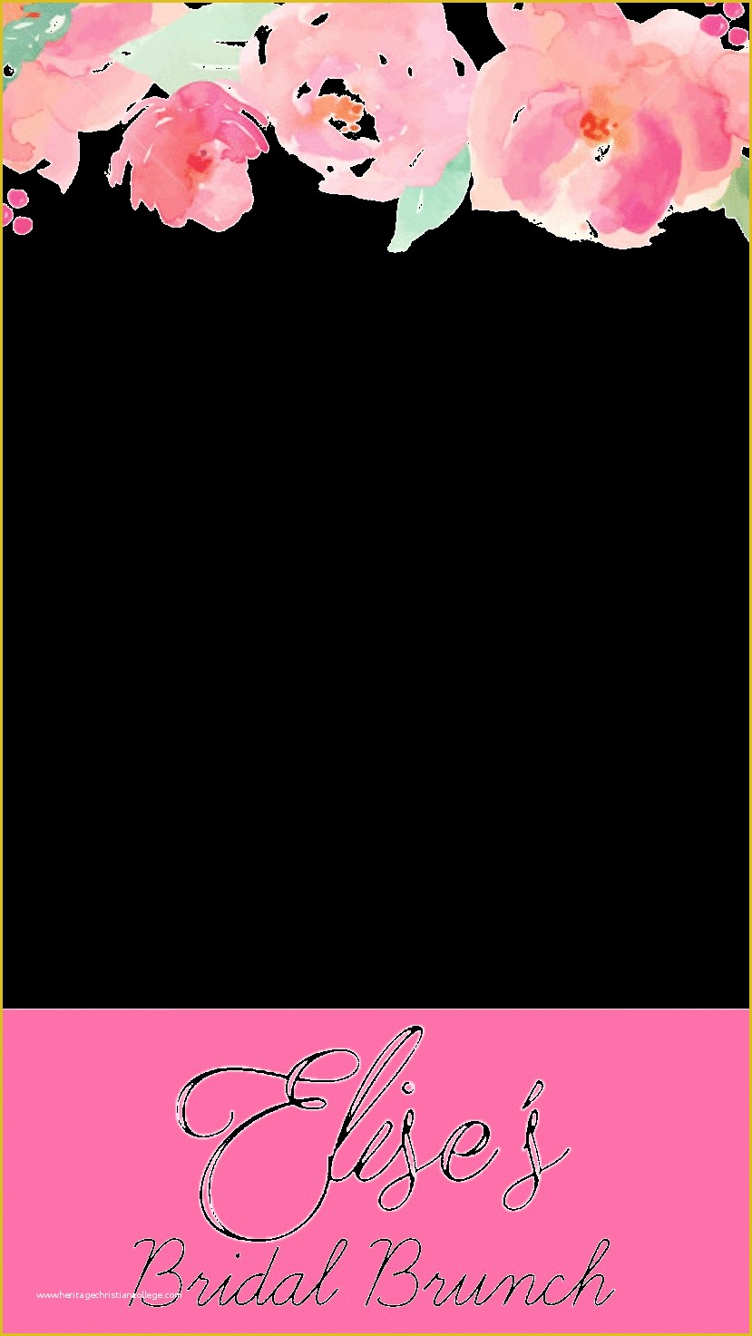 Free Geofilter Templates Of Bridal Brunch Snapchat Geofilter