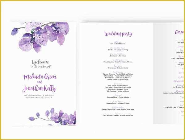 Free Geofilter Templates Of Wedding Program Booklet Diy