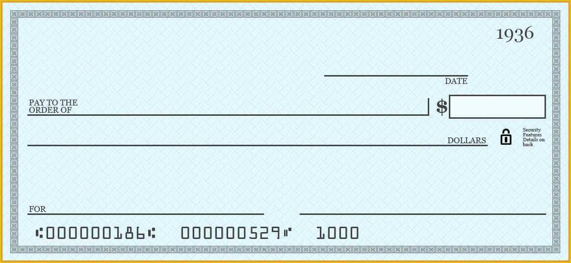 Free Giant Check Template Download Of Blank Checks Template Blank Cheque Template Download Free
