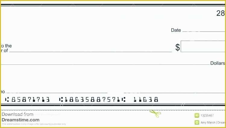 Free Giant Check Template Download Of Oversized Check Template Free