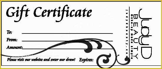Free Gift Certificate Template Open Office Of 16 Free Simple Gift Certificate Templates