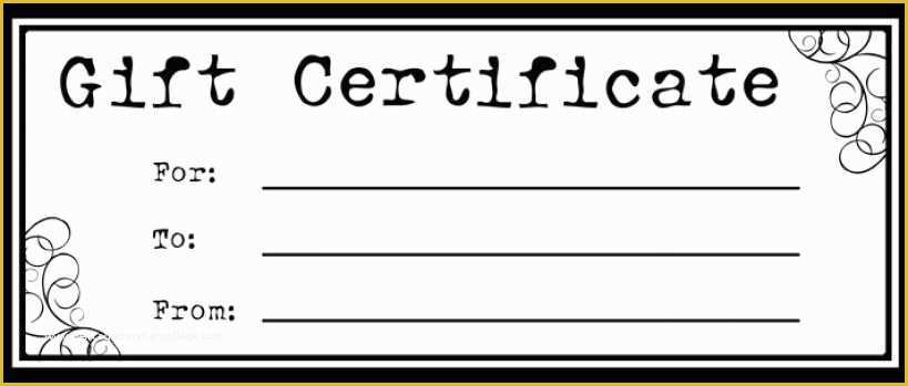 Free Gift Certificate Template Open Office Of Certificate Templates